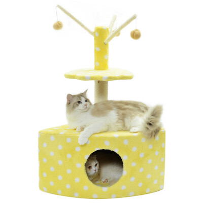 Pleasant chowsing cat cradle cat toy cat scratch board pet toy saddle rope cat catches double yellow
Pleasant chowsing cat cradle cat toy cat scratch board pet toy saddle rope cat catches double yellow