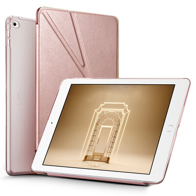 ESCASE Apple iPad mini4 Case / Case Tablet ipad Leather Case Multi-function Deformation Bracket Sleeve with Button / Hibernation Silicone Case Rose Gold
ESCASE Apple iPad mini4 Case / Case Tablet ipad Leather Case Multi-function Deformation Bracket Sleeve with Button / Hibernation Silicone Case Rose Gold
