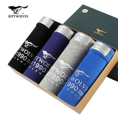 Seven wolves underwear mens cotton mens boyshort large elastic solid color boxer waist comfortable breathable mens pants 4 gift box 97115
Seven wolves underwear mens cotton mens boyshort large elastic solid color boxer waist comfortable breathable mens pants 4 gift box 97115