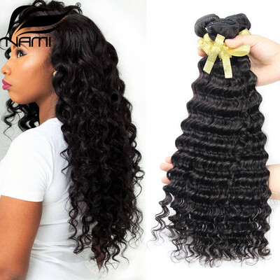 Nami Hair High Quality Deep Wave Brazilian Virgin Human Hair Weave Extensions 3pcs/Lot 12"-28" Brazilian Deep Wave Hair Weave Bund
Nami Hair High Quality Deep Wave Brazilian Virgin Human Hair Weave Extensions 3pcs/Lot 12"-28" Brazilian Deep Wave Hair Weave Bund