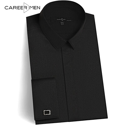 CareerMen Mens Stretch Regular Fit French Cuff Simplicity Non Iron Long Sleeve Dress Shirt
CareerMen Mens Stretch Regular Fit French Cuff Simplicity Non Iron Long Sleeve Dress Shirt