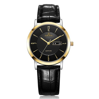 According to wave (EBOHR) watch Tianyi series black surface belt quartz couple table female table 10450741
According to wave (EBOHR) watch Tianyi series black surface belt quartz couple table female table 10450741