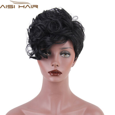AISI HAIR Синтетические короткие парики для пикши для черных женщин Волнистая жаропрочная прическа
AISI HAIR Синтетические короткие парики для пикши для черных женщин Волнистая жаропрочная прическа