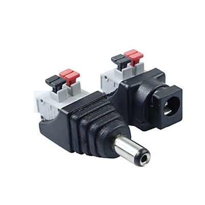 ZDM 1Pairs Intelligent Connection DC Power Male Female 55x21mm Connector Adapter Plug Cable Pressed for LED Strips 12V
ZDM 1Pairs Intelligent Connection DC Power Male Female 55x21mm Connector Adapter Plug Cable Pressed for LED Strips 12V