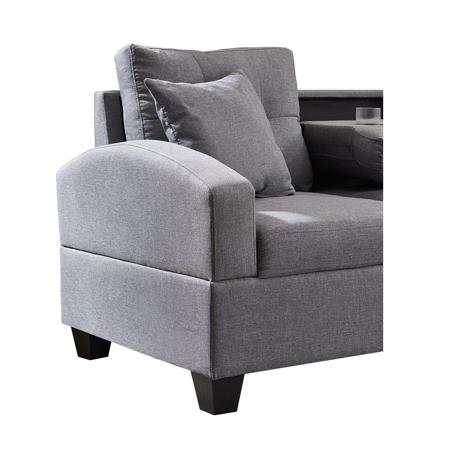 Modern Fabric Sectional Sofa Couch Set L-Shaped Couch Chaise Left for Living Room with Storage Ottoman Modern Fabric Sectional Sofa Couch Set L-Shaped Couch Chaise Left for Living Room with Storage Ottoman