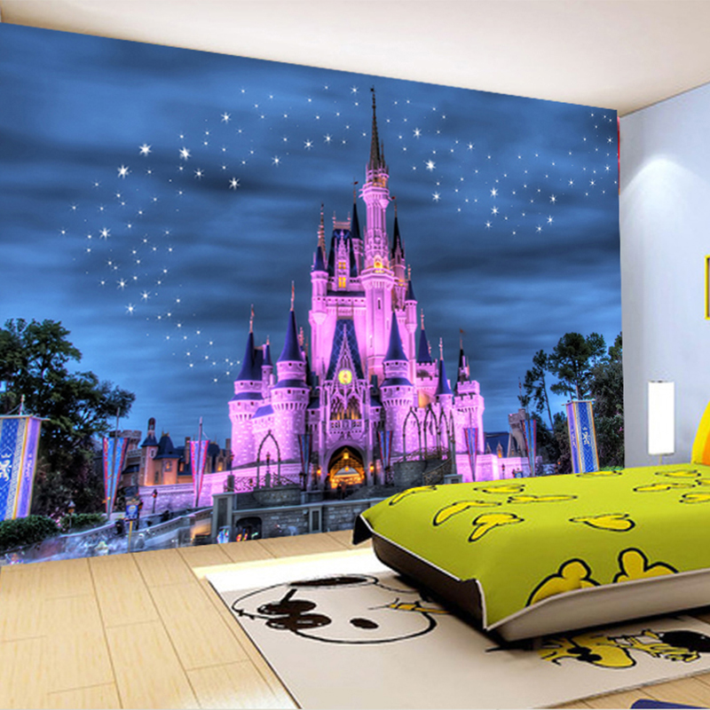 Colomac Смешанный цвет 3 D Cartoon Castle Starry Sky Домашний декор