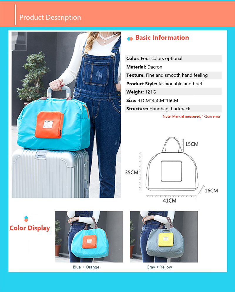 Túi Du Lịch Xếp Gọn Kerier = 92.000 ₫