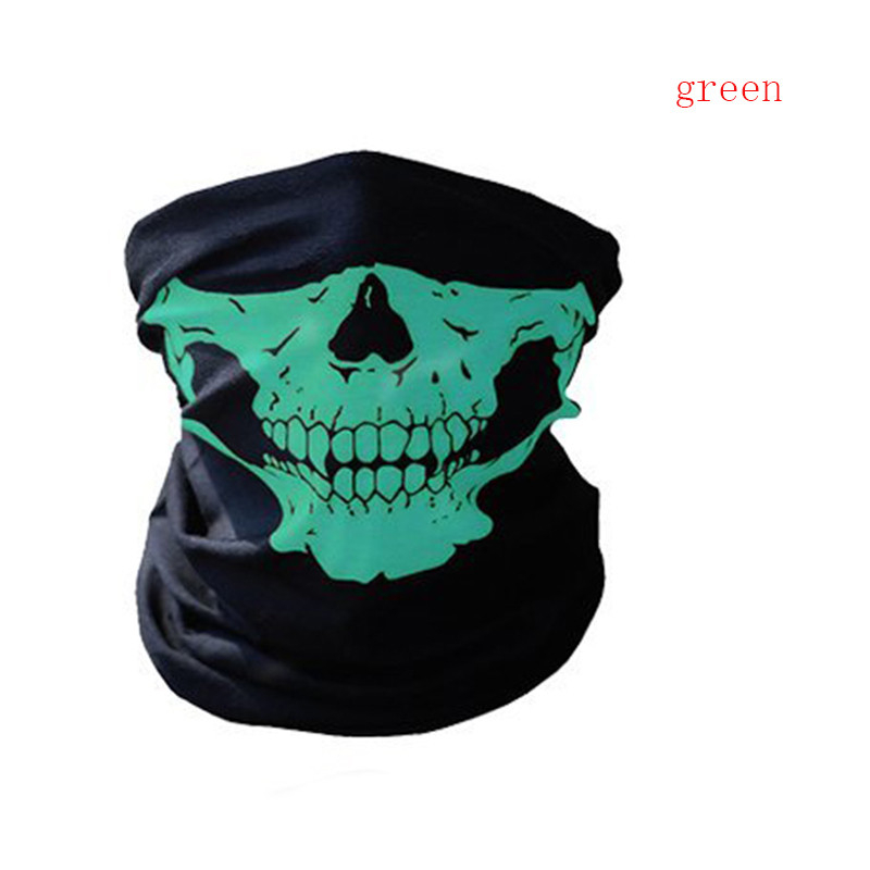 

CXSHOWE Зеленый, Маска черепа хеллоуина
