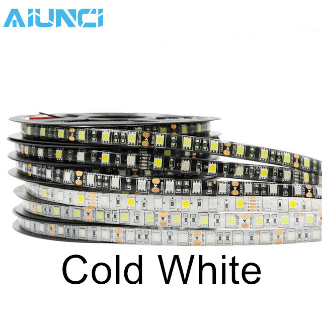 

AIUNCI Холодный белый White PCB Waterproof, Светодиодные ленты 5050