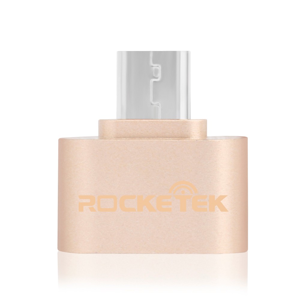 

ROCKETEK Розовое золото, Высококачественный адаптер Micro-USB OTG для адаптеров Мужской конвертер