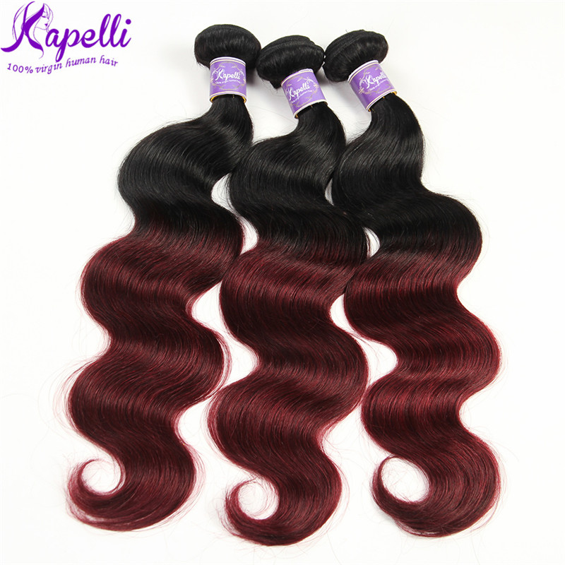 

Kapelli 20 22 24, Ombre Brazilian Hair 4 Bundles