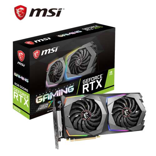 微星（MSI）魔龙 GeForce RTX 2070 GAMING 8G GDDR6  电竞游戏电脑独立显卡