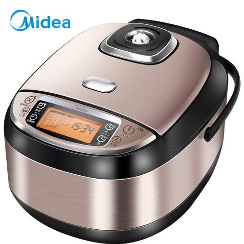 美的（Midea）电饭煲电饭锅IH电磁加热4L智能预约液晶显示24小时智能预约精铁釜内胆家用电饭煲MB-WFZ4099IH