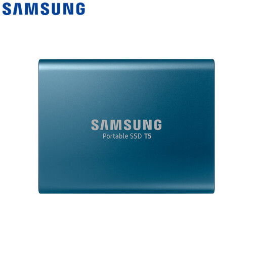 三星(SAMSUNG) 500GB Type-c USB3.1 移动硬盘 固态（PSSD）T5 珊瑚蓝 最大传输速度540MB/s 安全便携