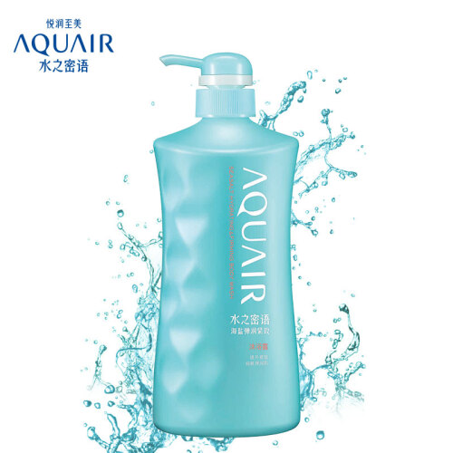 京东超市资生堂水之密语（AQUAIR）海盐弹润紧致 沐浴露 600ml （沐浴乳提升紧致）