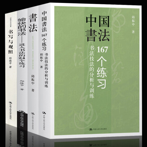 邱振中书法教材作品集中国书法167个进入书法的24个练习书法的形态与绘画的相关性等 中国书法大全