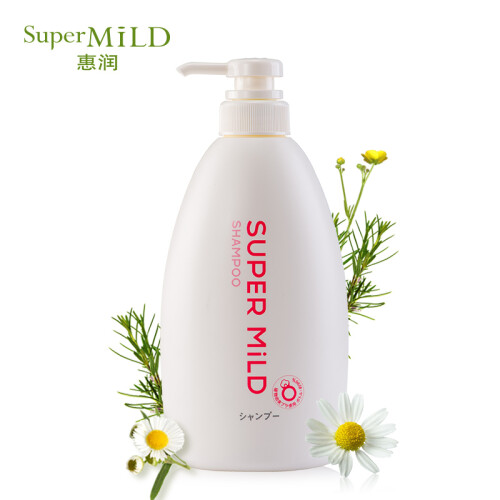 京东超市资生堂惠润（SUPER MiLD）柔净（鲜花芳香）洗发露600ml（日本原装进口洗发水）