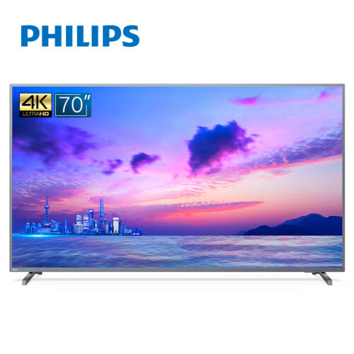 京品家电飞利浦（PHILIPS）70PUF6894/T3 70英寸 人工智能超大屏幕金属边框 16G大内存4K超高清HDR网络智能液晶电视机