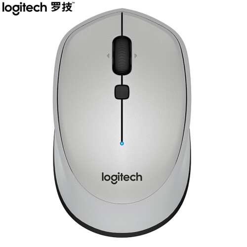 罗技（Logitech）M336(M337) 鼠标 无线蓝牙鼠标 办公鼠标 对称鼠标 灰色 自营