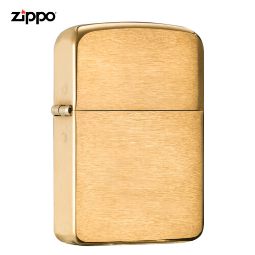 之宝(Zippo)打火机 1941复刻 拉丝黄铜1941B 煤油防风火机