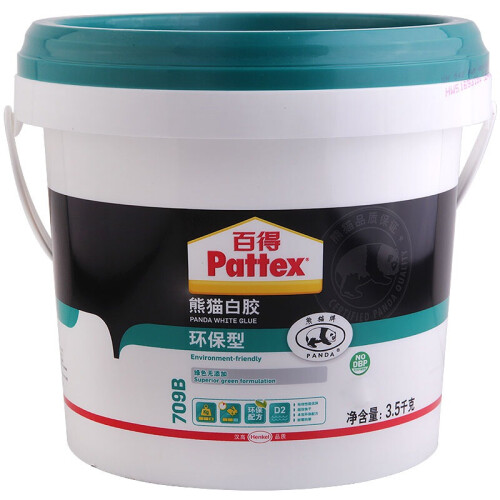 汉高百得熊猫白胶 木工胶环保型 手工木工白乳胶高粘性胶 3.5KG