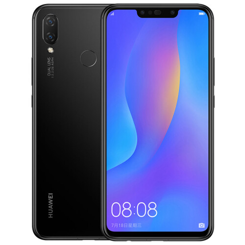 华为 HUAWEI nova 3i 全面屏高清四摄游戏手机4GB+128GB 亮黑色 移动4G+ 移动联通电信4G手机双卡双待