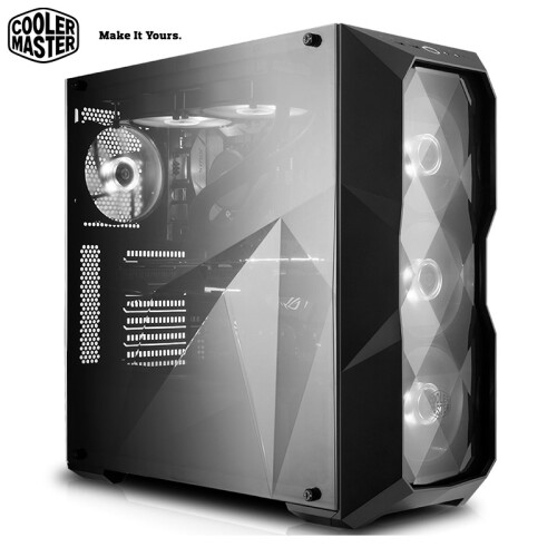 酷冷至尊（coolermaster）TD500L 台式电脑主机中塔机箱(ATX主板/透明立体设计前面板和侧板/独立电源仓)