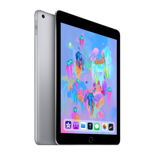 Apple iPad 平板电脑 2018款9.7英寸（32G WLAN版/A10 芯片/Touch ID MR7F2CH/A）深空灰色