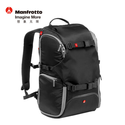 曼富图（Manfrotto）相机包 经典BeFree 旅行双肩背包 一机四镜大容量 标配防雨罩 MA-BP-TRV黑色