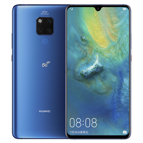 华为 HUAWEI Mate20 X (5G) 7nm工艺5G旗舰芯片全面屏超大广角徕卡三摄8GB+256GB宝石蓝5G双模全网通手机