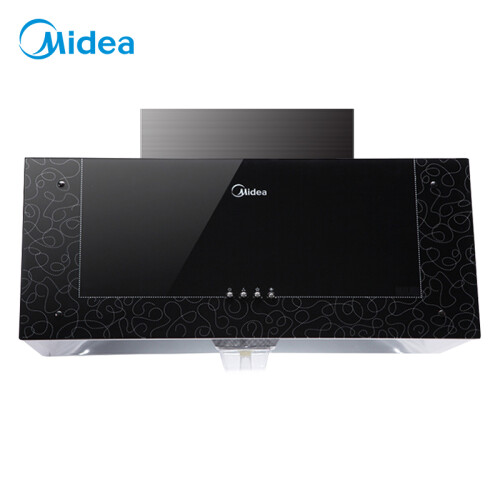 美的（Midea）中式油烟机 一体成型内腔 720mm尺寸 黑晶面板 高性价比  AS7210-G1