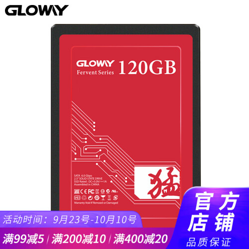 光威（Gloway） 猛将32G/60G/120G/240G SATA3台式机笔记本固态硬盘 SATA3 120G