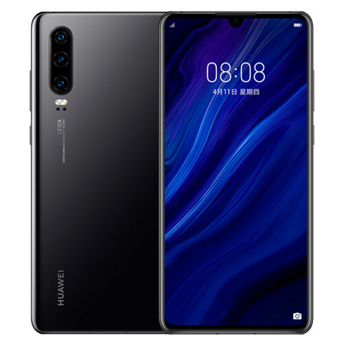 京品手机华为 HUAWEI P30 超感光徕卡三摄麒麟980AI智能芯片全面屏屏内指纹版手机8GB+128GB亮黑色全网通双4G手机