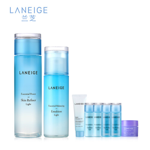 兰芝(LANEIGE)水衡清盈套装(化妆品护肤品套装  补水保湿) 新老赠品随机发放