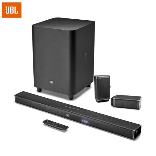 JBL BAR5.1电视回音壁音响家庭影院5.1声道套装音箱客厅无线环绕Soundbar条形蓝牙低音炮