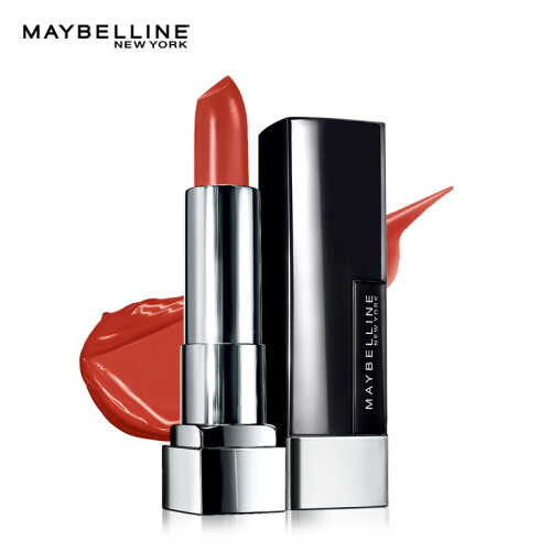 美宝莲（MAYBELLINE）绝色持久唇膏 缎光 518 黑魔方唇膏 3.9g（口红 易上色 显色持久）