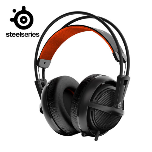 赛睿（SteelSeries）西伯利亚 200 游戏耳机 魔兽怀旧开服 经典电竞有线头戴式耳机 黑色