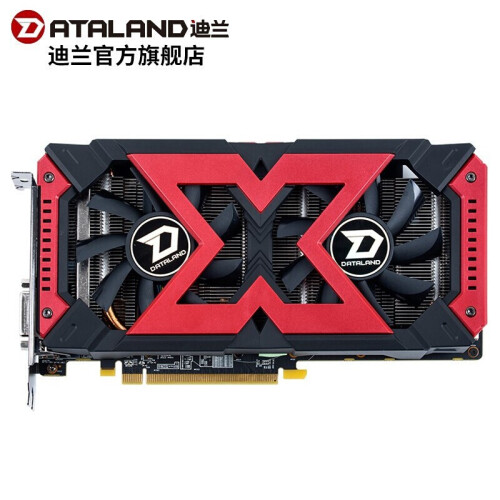 迪兰（Dataland） RX580 2048SP X-Serial战将 吃鸡游戏独立显卡 RX580-4G战将S(单DVI接口)