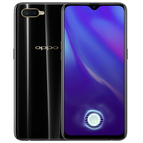 京品手机OPPO K1 光感屏幕指纹 水滴屏拍照手机 4GB+64GB 墨玉黑 全网通 移动联通电信4G 双卡双待手机