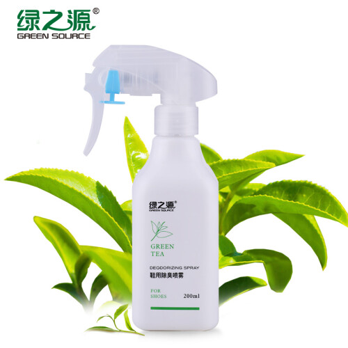 京东超市绿之源 鞋用除臭喷雾清新绿茶200ml 运动球鞋皮鞋除脚臭去异味脚汗鞋袜清香剂鞋柜空气清新剂芳香剂