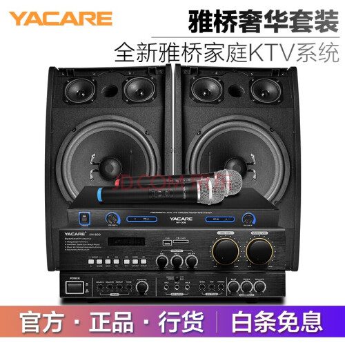 雅桥（YACARE） 家庭影院 音响组合 家庭ktv 卡拉ok 功放机音响 麦克风套装 奢华套装