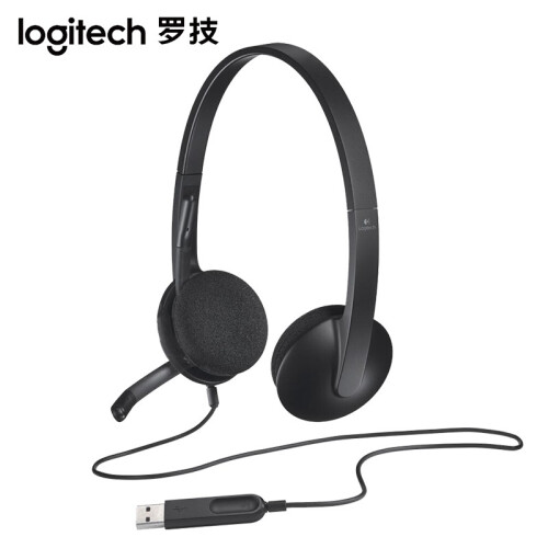 京东超市罗技（Logitech） H340笔记本台式电脑耳麦耳机麦克风可调节佩戴音乐