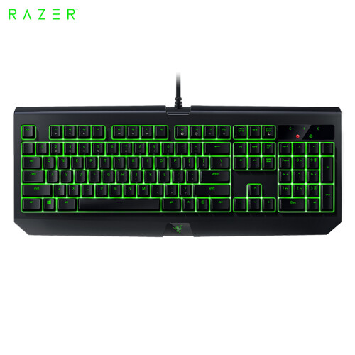 雷蛇(Razer)黑寡妇蜘蛛终极版 机械键盘 有线键盘 游戏键盘 104键 单光 电竞 黑色 樱桃cherry青轴