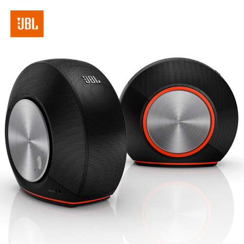 JBL Pebbles 音乐蜗牛 电脑笔记本小音响 便携迷你 办公家用PC多媒体音响 USB供电低音炮 桌面立体声 黑色