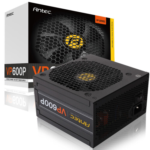 安钛克(Antec)VP600 台式机电脑主机机箱电源600W（48万好评VP系列/静音风扇/2年换新只换不修）