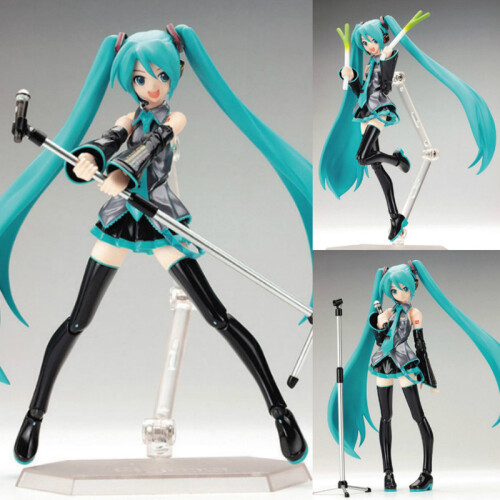 初音未来 MIKU 樱花 手办公仔模型 Q版卡通动漫 可动 人偶模型 摆件生日礼物