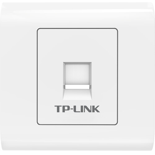 TP-LINK TL-EF601 单口网络信息面板 86型工程级电脑光纤宽带网线插座（集成六类非屏蔽免打信息模块）