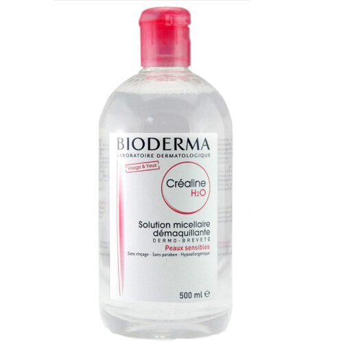 海囤全球贝德玛（Bioderma）深层舒妍卸妆水 舒缓保湿粉水（干性中性敏感肌法国版 海外版随机发）500ml