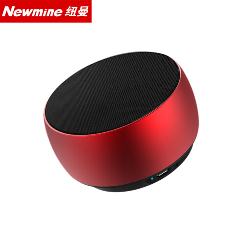 纽曼 (Newmine) M12 Air分离式 迷你蓝牙音响 音箱 低音小钢炮 环绕立体声 蓝牙4.2便携无线桌面音响 中国红