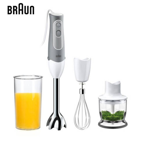 博朗（Braun）料理机 原装进口 家用多功能手持式 打蛋切菜婴儿辅食搅拌机榨汁机料理棒 MQ525